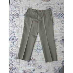 #357 Dockers Flat Front Classic Fit Men's 38x29 Brown dress pants